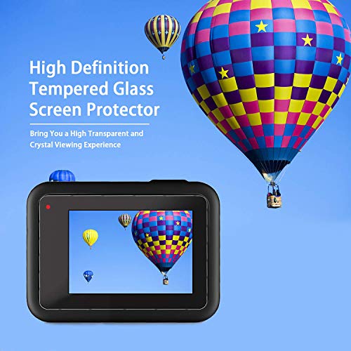 [6pcs] FINEST+ Screen Protector for GoPro Hero 8 Black Tempered Glass Screen Protector + Tempered Glass Lens Protector +Small Display Film for Go Pro Hero8 Action Camera by FINEST+