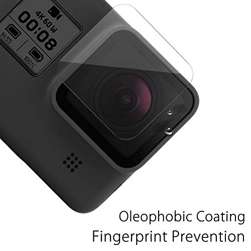 [6 PCS] FitStill Screen Protector for GoPro Hero 8 Black, Ultra Clear Tempered Glass Screen Protector + Tempered Glass Lens Protector + Small Display Film- 2 Packs from 