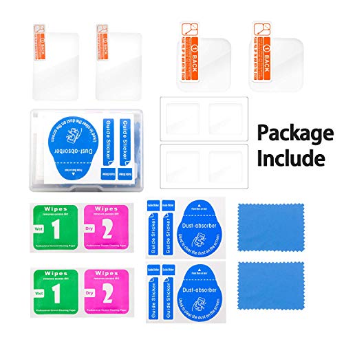 [6pcs] FINEST+ Screen Protector for GoPro Hero 8 Black Tempered Glass Screen Protector + Tempered Glass Lens Protector +Small Display Film for Go Pro Hero8 Action Camera by FINEST+