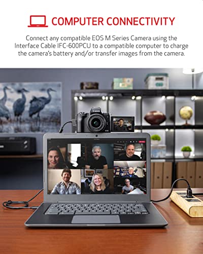 Canon EOS Webcam Accessories Starter Kit for EOS M50 Mark II, M50, M200 by Canon USA