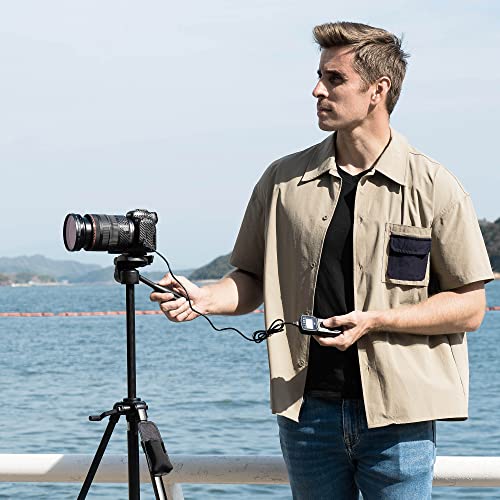 JJC Intervalometer Timer Remote Shutter Release Time Lapse for Nikon D750 D780 Z7 Z7II Z6 Z6II Z5 D7200 D7500 D7100 D7000 D5600 D5500 D5300 D5200 D5100 D5000 D3300 D3200 D610 D600 & More Nikon Camera by JJC