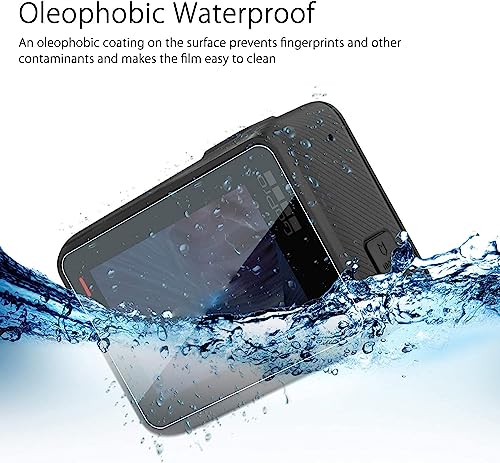 [6 PCS] FitStill Screen Protector for GoPro Hero 8 Black, Ultra Clear Tempered Glass Screen Protector + Tempered Glass Lens Protector + Small Display Film- 2 Packs from 