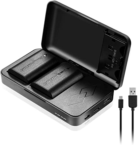 JYJZPB LP-E6N LP-E6 Battery Charger Case, 2 Pack LP-E6 Batteries Compatible with Canon 5D Mark II, III, 5D Mark IV, 5DS, 5DS R, 60D, 6D Mark II, 7D, 7D Mark II, 70D, 80D Digital Cameras from Shenzhen Number King Tech Co., Ltd.
