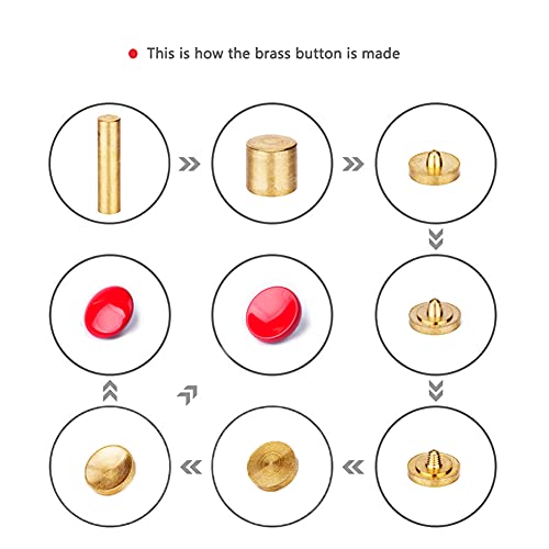 VKO Red Soft Metal Shutter Release Button Compatible with Fujifilm X-T4 X-T30 X-T3 X-T2 X100F X-T20 X-PRO2 X-PRO3 X-E3 X30 X100T X100S RX10 IV M9 M10 Camera 11mm Concave 10mm Convex Surface(2 Pack) by VKO