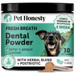 Natural Dog Breath Freshener Dental Powder, 30 Servings