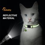 14 Piece Reflective Cat Collar Set with Bell