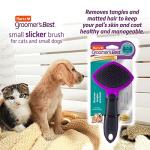 Gentle Grooming Slicker Brush for Cats & Small Dogs