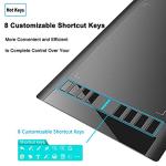 UGEE M708 Graphics Drawing Tablet with Battery-Free Pen