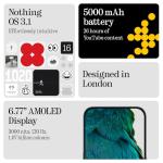 Nothing Phone (3a) - 128GB, 50W Fast Charge, Ultra Zoom