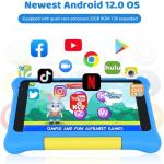 Ainmel 7-Inch Kids Tablet, Android 13, 5GB RAM