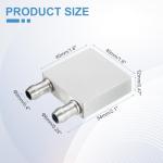 PATIKIL 40mm Aluminum Water Cooling Block for CPU