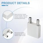 PATIKIL 40mm Aluminum Water Cooling Block for CPU