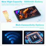 Hasskya 10-Inch Android Tablet, 18GB RAM, 128GB Storage