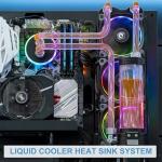 PATIKIL 40mm Aluminum Water Cooling Block for CPU