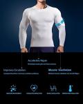 HOPLYNN 4-Pack Athletic Compression Shirts for Men