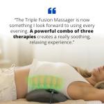 SmoothSpine Triple Fusion Heat Back Massager