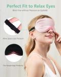 Mulberry Silk Sleep Masks - 2 Pack, Adjustable
