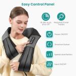 Nekteck Shiatsu Neck Massager with Heat for Relief