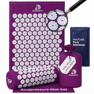 DoSensePro Acupressure Mat & Pillow Set for Relief