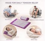 DoSensePro Acupressure Mat & Pillow Set for Relief