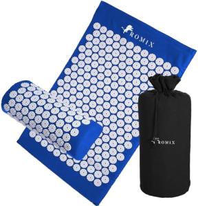 ROMIX Acupressure Mat and Pillow Set for Relaxation
