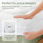 Bamboo Queen Mattress Topper for Back Pain Relief