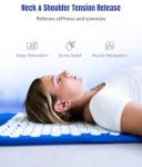 ROMIX Acupressure Mat and Pillow Set for Relaxation