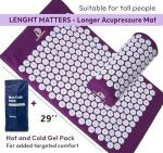 DoSensePro Acupressure Mat & Pillow Set for Relief