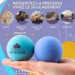 Massage Therapy Ball Set for Yoga and Deep Relief