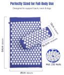 ROMIX Acupressure Mat and Pillow Set for Relaxation