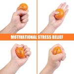 Motivational Stress Balls for Kids and Adults - 4 Pack