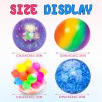 4-Pack Squishy Stress Balls for Quick Relief