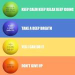 Motivational Stress Balls for Kids and Adults - 4 Pack