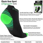 Physix Gear Low Compression Socks for Comfort