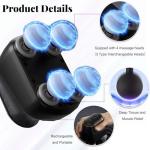 4-Head Deep Tissue Electric Percussion Massager