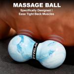 FITZELAR Double Lacrosse Massage Ball for Pain Relief