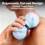 FITZELAR Double Lacrosse Massage Ball for Pain Relief