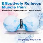 FITZELAR Double Lacrosse Massage Ball for Pain Relief