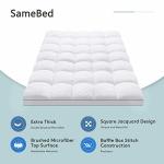 SameBed Extra Thick Mattress Topper for Back Pain