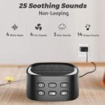 Sleepbox White Noise Machine with 25 Soothing Sounds