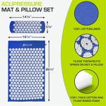 Acupressure Mat and Pillow Set for Relaxation