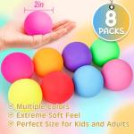 8 Pack Slow Rising Stress Balls for Anxiety Relief