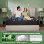 Bamboo Mattress Topper for Back Pain Relief