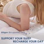 Cooling Extra Thick Queen Mattress Pad Topper