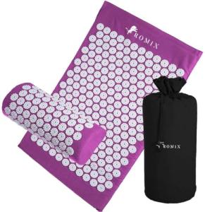 ROMIX Acupressure Mat and Pillow Set for Relief