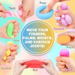 8 Pack Slow Rising Stress Balls for Anxiety Relief