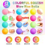 12 Pack Squishy Stress Balls for Tension Relief