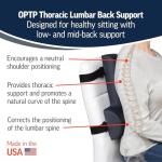 Full Back and Lumbar Support Cushion for Travel