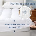 Cooling Extra Thick Queen Mattress Pad Topper