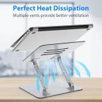 Adjustable Metal Laptop Stand for Comfort and Cooling